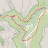 Emerald Pools Loop trail, distance, elevation, map, profile, GPS track