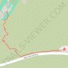 Monkey trail, distance, elevation, map, profile, GPS track