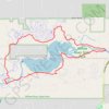 Nelson Farm Trail, Willow Falls Trail and Little Falls Trail Loop in Willow River State Park trail, distance, elevation, map, profile, GPS track