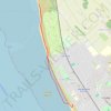 Crosby Beach Walk trail, distance, elevation, map, profile, GPS track