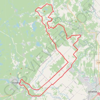 Circuit Violet trail, distance, elevation, map, profile, GPS track