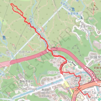 Seven Chord trail, distance, elevation, map, profile, GPS track