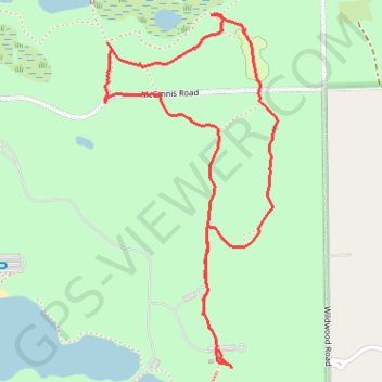 Holly State Recreation Area trail, distance, elevation, map, profile, GPS track