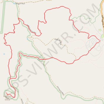 Cuyamaca Peak Loop trail, distance, elevation, map, profile, GPS track