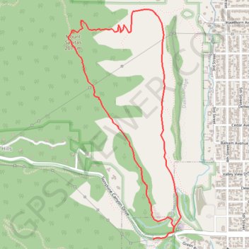 Mount Sanitas and Sanitas Valley Loop trail, distance, elevation, map, profile, GPS track