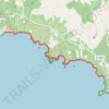 4_plages_et_fort_de_bregançon trail, distance, elevation, map, profile, GPS track