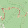 Hawksbill Mountain Trail in Linville Gorge Wilderness trail, distance, elevation, map, profile, GPS track