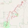 Springer Mountain Loop trail, distance, elevation, map, profile, GPS track