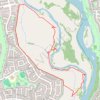 Fish Creek Provincial Park Loop Walk trail, distance, elevation, map, profile, GPS track