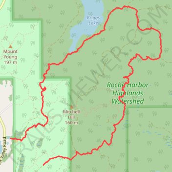 Mitchell Hill Mountain Bike trail, distance, elevation, map, profile, GPS track