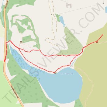 Trails around Loch Ardinning trail, distance, elevation, map, profile, GPS track