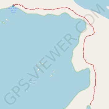 White Sulfur Springs Hike trail, distance, elevation, map, profile, GPS track