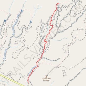 2026-03-20_13-10_Fri trail, distance, elevation, map, profile, GPS track