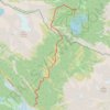 Pinto Lake in backpacking via Sunset Pass Trail trail, distance, elevation, map, profile, GPS track