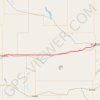 Kindersley - Rosetown trail, distance, elevation, map, profile, GPS track