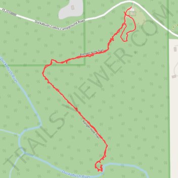 Ranger Hole Trail trail, distance, elevation, map, profile, GPS track