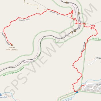 Glacier Rock Lookout trail, distance, elevation, map, profile, GPS track