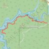 Wiilman Bilya Trail section Connell road to west trail, distance, elevation, map, profile, GPS track