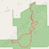 Sanctuary trail walk in Hickory Ridge trail, distance, elevation, map, profile, GPS track