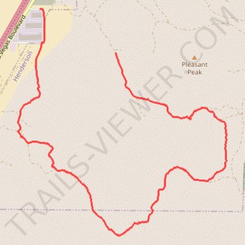 Sloan South East Loop Hike trail, distance, elevation, map, profile, GPS track