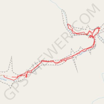 Capitol Gorge trail, distance, elevation, map, profile, GPS track