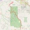 Pacific Crest Trail (PCT) through San Bernardino Forest and Santa Rosa and San Jacinto Mountains trail, distance, elevation, map, profile, GPS track