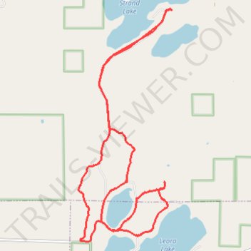 Rose Lake Trails trail, distance, elevation, map, profile, GPS track