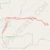 Bisti Badlands Loop trail, distance, elevation, map, profile, GPS track