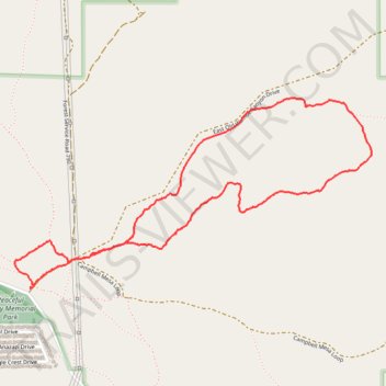 Campbell Loop Trail trail, distance, elevation, map, profile, GPS track