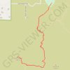 Tom's Thumb trail, distance, elevation, map, profile, GPS track