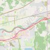 Part of Spokane River Centennial Trail trail, distance, elevation, map, profile, GPS track