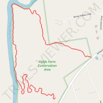 Expansive 3 trail, distance, elevation, map, profile, GPS track
