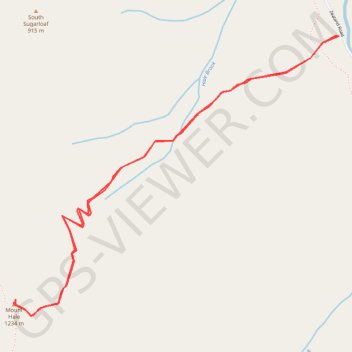 Mount Hale trail, distance, elevation, map, profile, GPS track