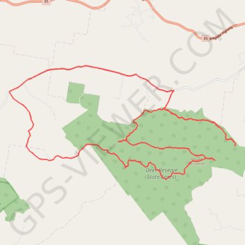 Deer Reserve State Forest - Mount Mcconnel trail, distance, elevation, map, profile, GPS track