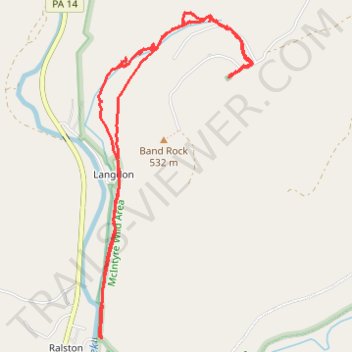 McIntyre Wild Area - Dutchmans Run Falls and McIntyre Cemetery trail, distance, elevation, map, profile, GPS track