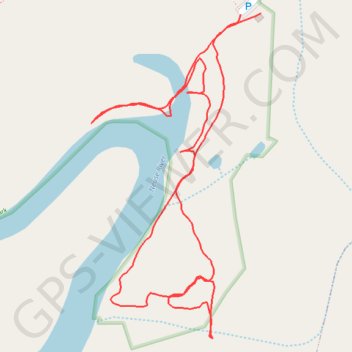 Old Waynesborough Park Red Trail trail, distance, elevation, map, profile, GPS track