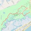 Edisto Beach State Park Loop trail, distance, elevation, map, profile, GPS track