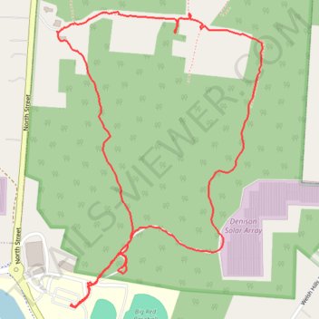 Denison Preserve Trail trail, distance, elevation, map, profile, GPS track