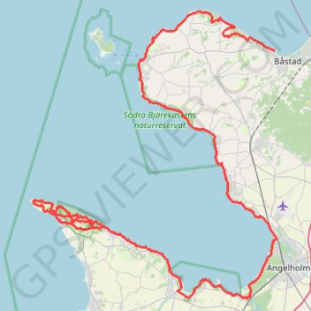 Kullamannen 2021 Sprint Ultra 100km (v2) trail, distance, elevation, map, profile, GPS track
