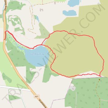 Trails at Loch Ardinning trail, distance, elevation, map, profile, GPS track
