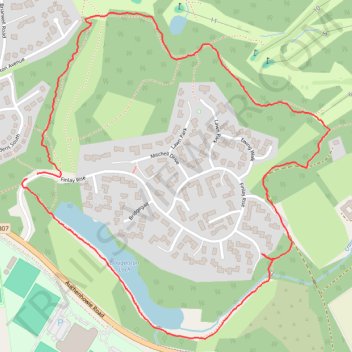 Trails around Milngavie trail, distance, elevation, map, profile, GPS track