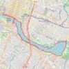 Butler Trail south shore boardwalk and Wishbone Bridge trail, distance, elevation, map, profile, GPS track