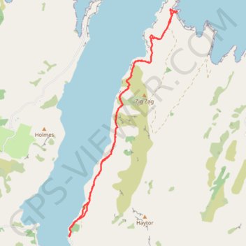 Pigeon Bay Walkway - Whitehead Bay trail, distance, elevation, map, profile, GPS track