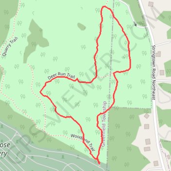 Keller-Kirn Park trail, distance, elevation, map, profile, GPS track