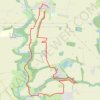 Beckbury Badger Cicular walk trail, distance, elevation, map, profile, GPS track