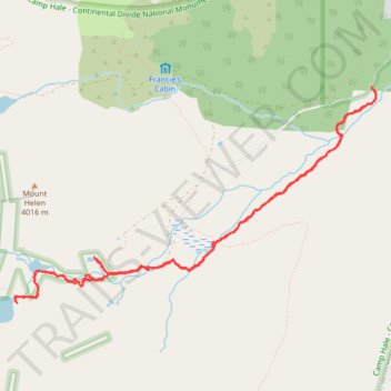 Mohawk Lakes, Continental Falls and Mayflower Lake in White River National Forest trail, distance, elevation, map, profile, GPS track