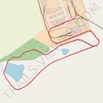 Train Sandstone Estates trail, distance, elevation, map, profile, GPS track