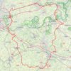 Iedereen 1000 KOTK OVL noordlus 131km met Iben en Jana (eindresultaat deze wk 469km gefietst, 23K gelopen en 12K gewandeld) trail, distance, elevation, map, profile, GPS track