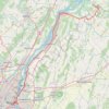 Pierreville - Leclercville trail, distance, elevation, map, profile, GPS track