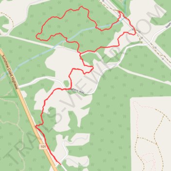 Homesite Creek Loop Walk trail, distance, elevation, map, profile, GPS track
